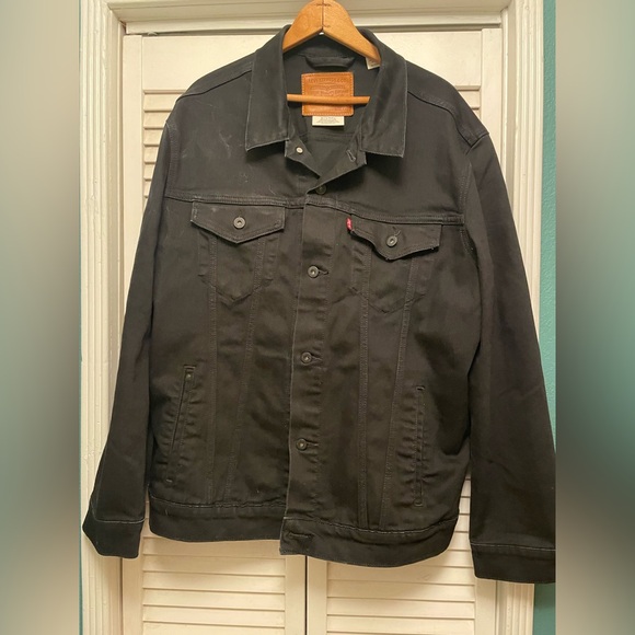Men's Black Levi’s Denim Jacket XXL - Picture 1 of 3